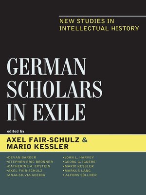 cover image of German Scholars in Exile